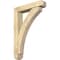 Ekena Millwork Thorton Craftsman Rough Sawn Bracket w/ Offset Brace, Douglas Fir, 6"W x 28"D x 40"H BKT0604X28X40THR04RDF - alternate 1